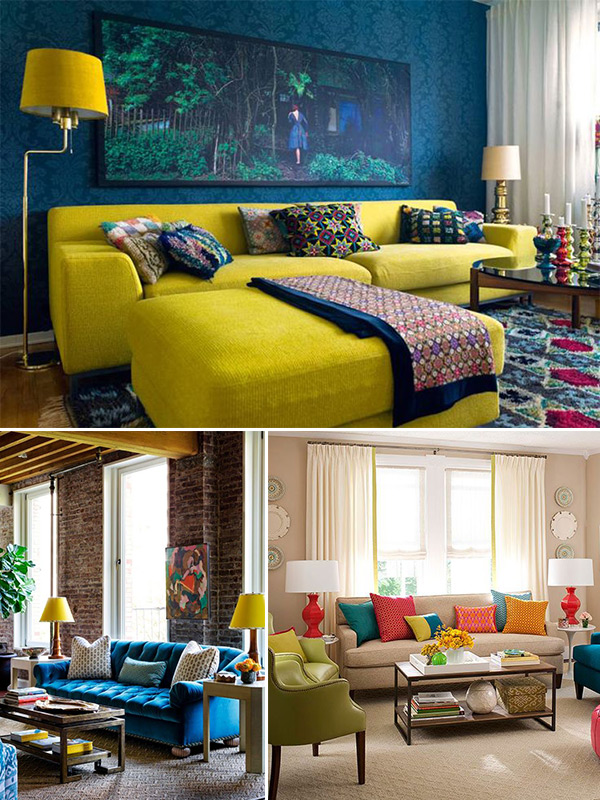 Decorar com móveis coloridos - Dicas e inspirações