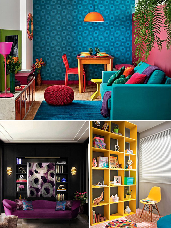 Decorar com móveis coloridos - Dicas e inspirações
