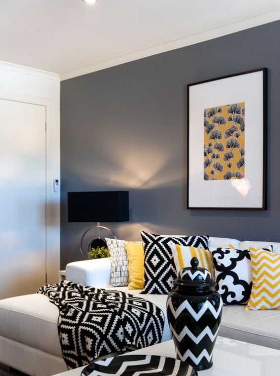 Decoração com amarelo: dicas de cores para combinar