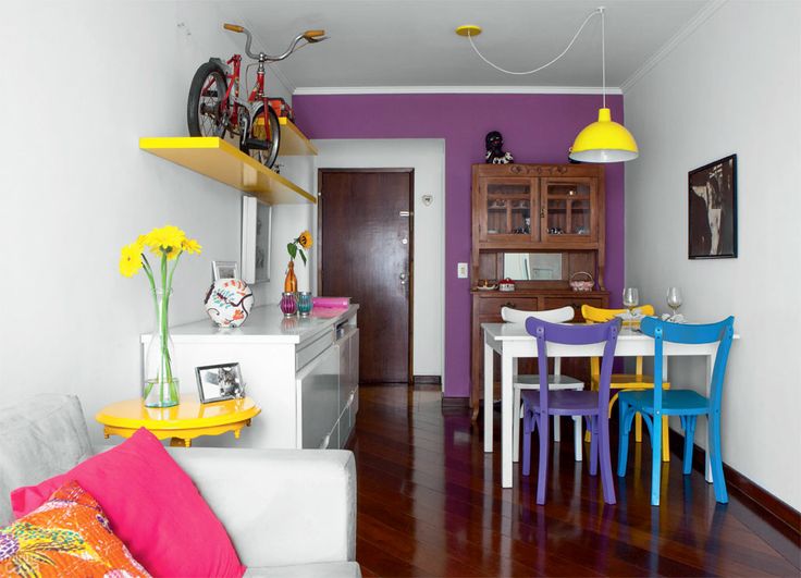 Decoração colorida