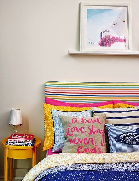 Decoração colorida